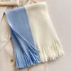 Windproof Long Wool Tassel Scarf Korean Style Winter Neckerchief Women Cashmere Scarf  Student