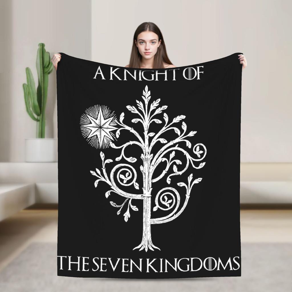 Super Soft  A Knight Of The Seven Kingdoms  Throw Fashion Blanket Premium Flannel Fleece Lightweight  Bed Fashion Blanket Cozy Plush Fashion