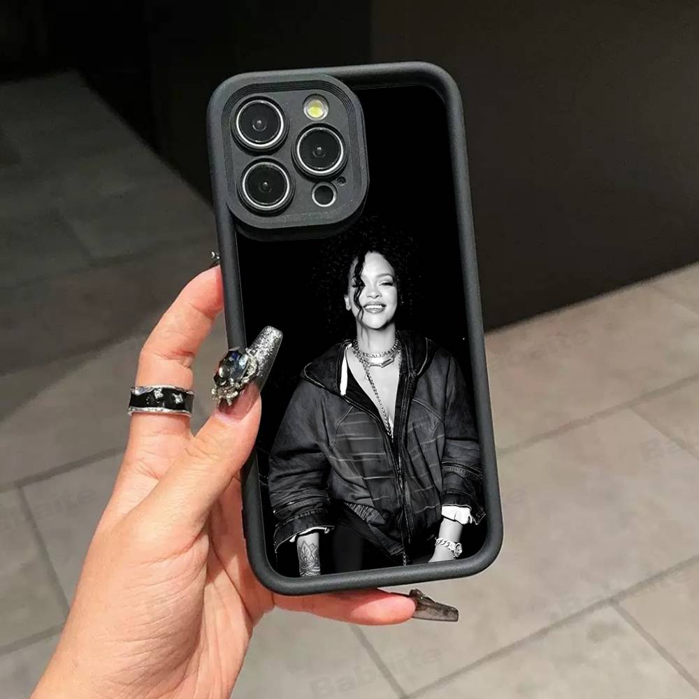Чехол для телефона Rihanna для iPhone 17 16 E 15 14 13 12 11 Pro Max Plus Задняя крышка