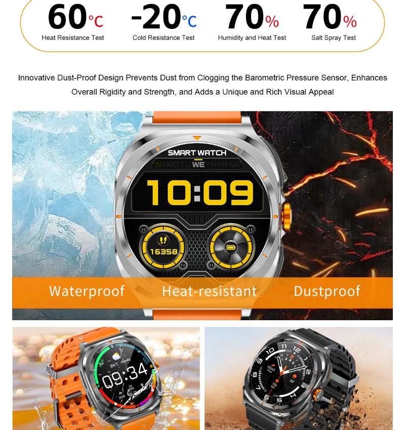 2025 New TWS Smart Watch 2 In 1 With Earphone BT Call Men Watches GPS Track Monitor Play Sport Music SmartWatch For Android IOS