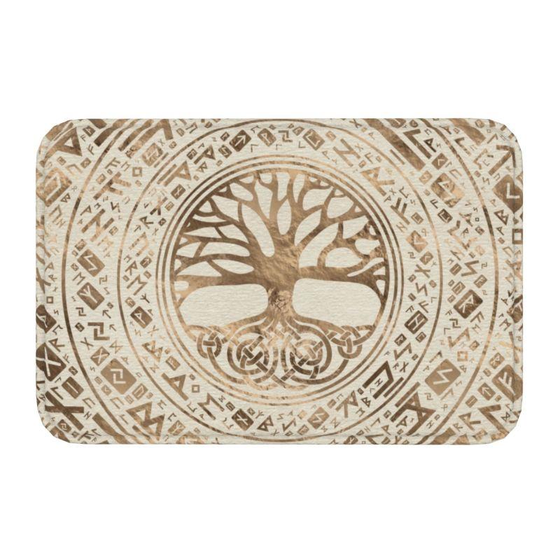 Viking Odin Valknut Runes Front Door Floor Entrance Mats Norse Vikings Valhalla Kitchen Bathroom Doormat Garage Carpet Rug