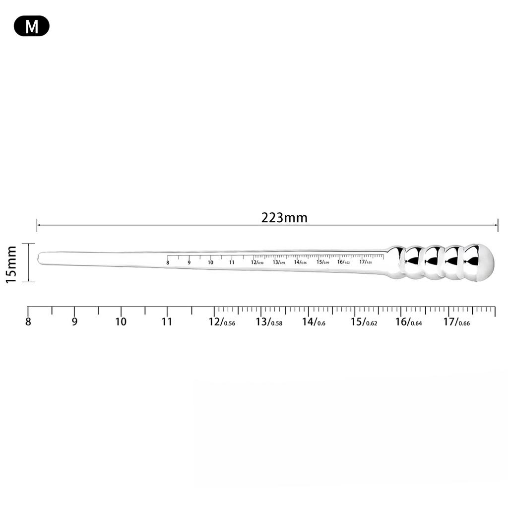 Унисекс, расширение уретры, уретральный стержень, металлический массажер простаты из нержавеющей стали, пробка для пениса, секс-игрушка для мужчин, звучащая