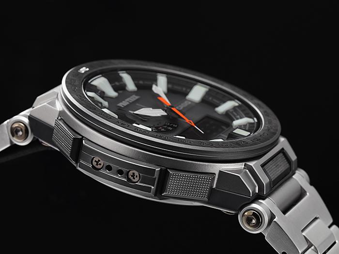 Casio Мужские цифровые кварцевые часы с будильником, водонепроницаемые до 100 м, из нержавеющей стали PRX-8000T-7A