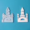 Castle House Candlesticks Resins Moulds Snow House Candle Holder Silicone Molds DIY Castings Moulds for Home Decorations