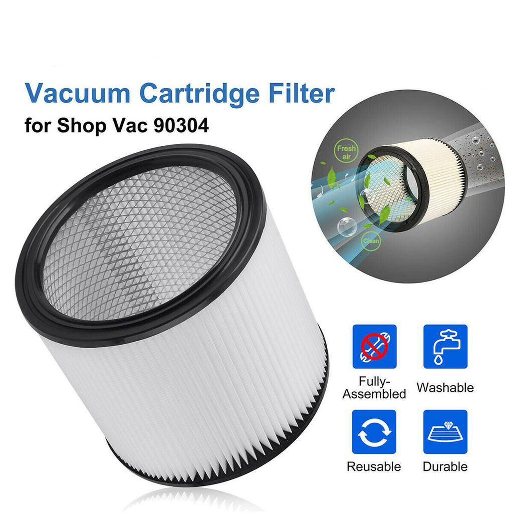 Premium Filter Cartridge Replacement Filter Compatible For Shop Vac Wet Dry Replace 90304 9030400 903-04-00 9034