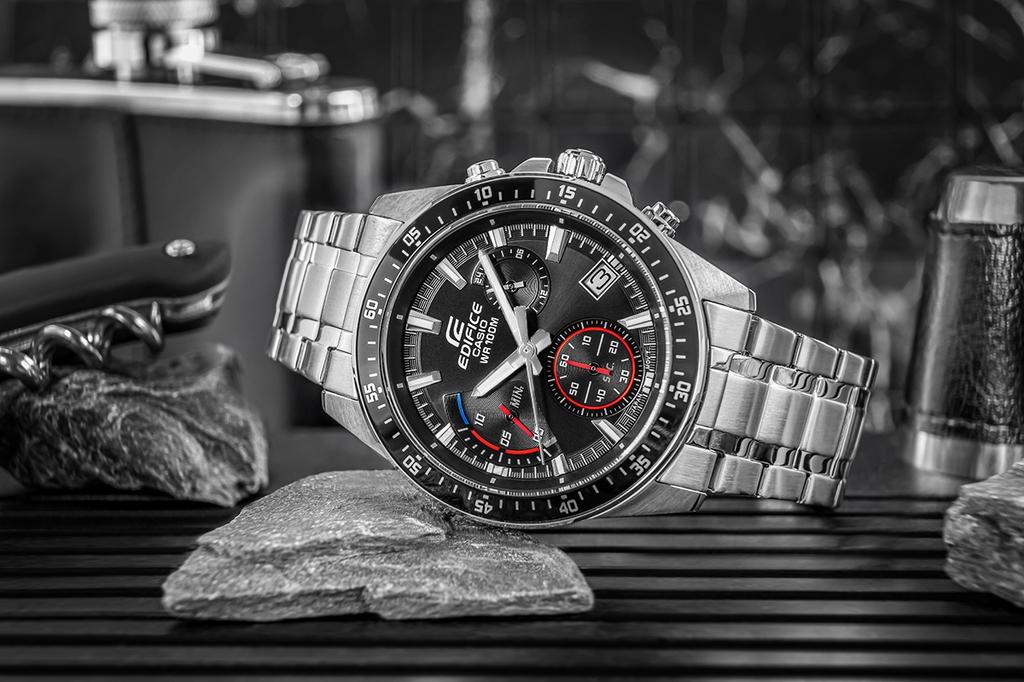 Men's Watch CASIO EDIFICE EFV-540D-1AVUEF + BOX