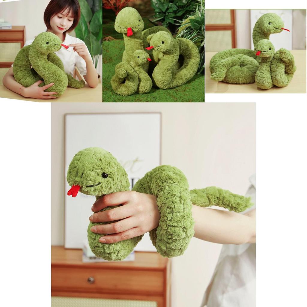 Adorable Steve Snake Plush Toy Realistic Stuffed Animal For Kids And Collectors