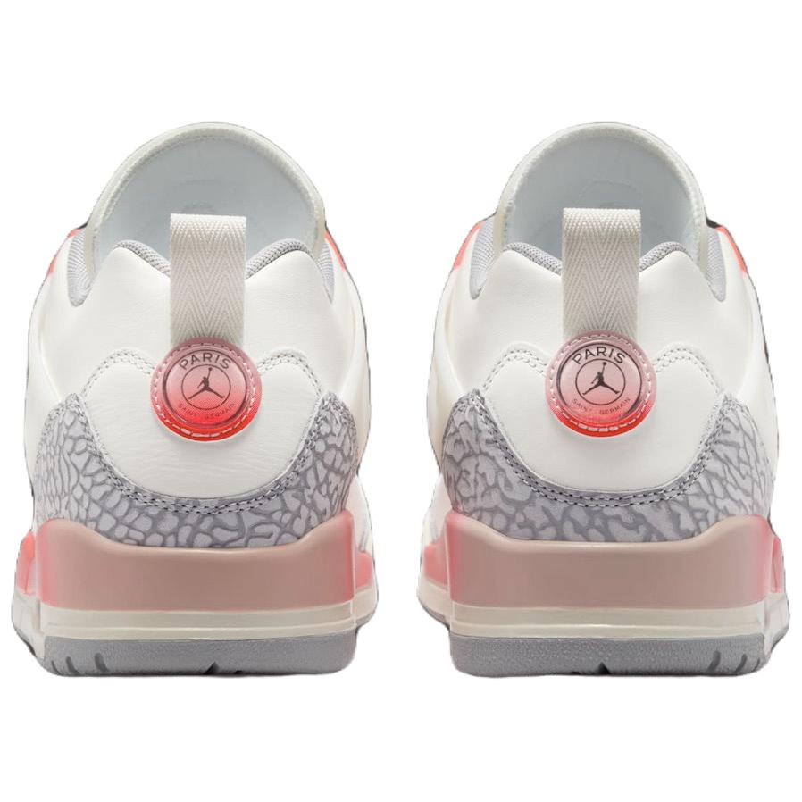 Paris Saint-Germain x Air Jordan Jordan Spizike Low Sail Infrared Унисекс Кроссовки Кремовый Инфракрасный-23 Серый волк HF8827-100