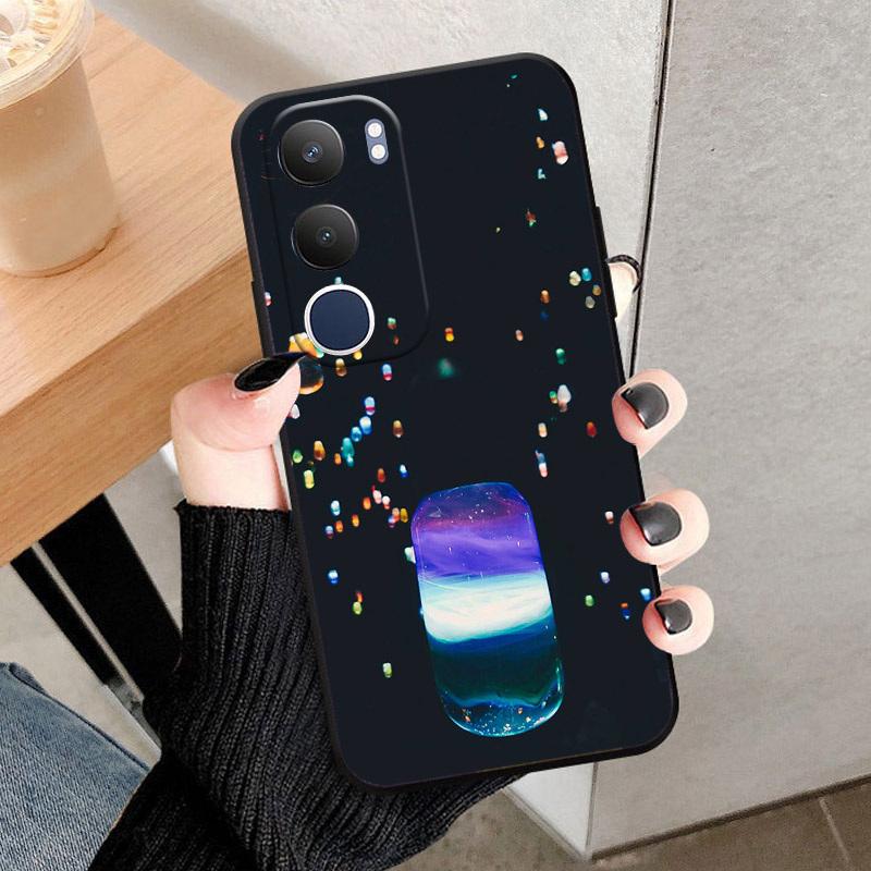 Чехол для телефона VIVO Y19S 4G Мягкий силиконовый задний чехол Coque Для VIVO Y 19 S Чехлы Черный TPU Ударопрочный Fundas Оболочка Y19S Capa