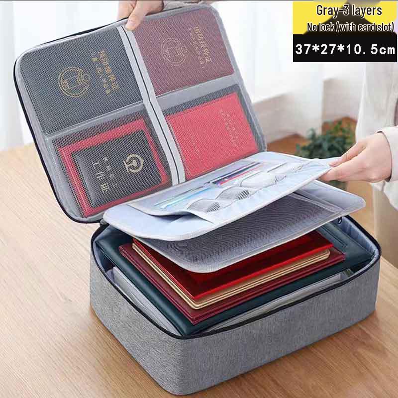 Многослойная дорожная сумка для хранения карт и документов