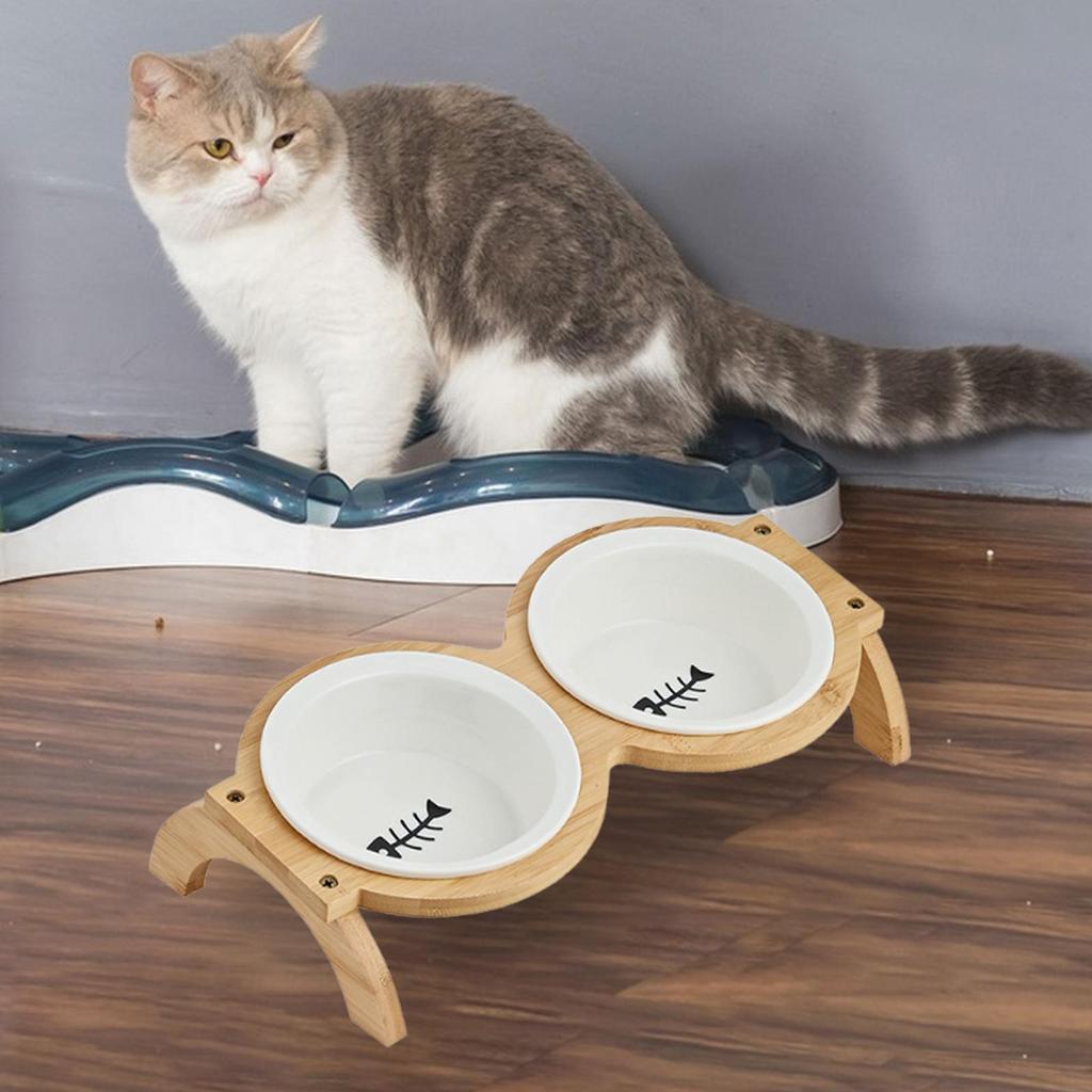 Приподнятые миски для кошек, легкие миски для кормления котят и домашних кошек.