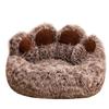 Cozy Comfy Pet Dog Bed Paw Shape Warm Dog Bed Cushion for Your Furry Friend Fluffy Dog Bed Cat Mat Deep Sleeping Warm Thickened
