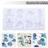 Kell Marine Animal Theme Silicone Molds Sea Animal Fish Octopus Epoxy Resin Mold DIY