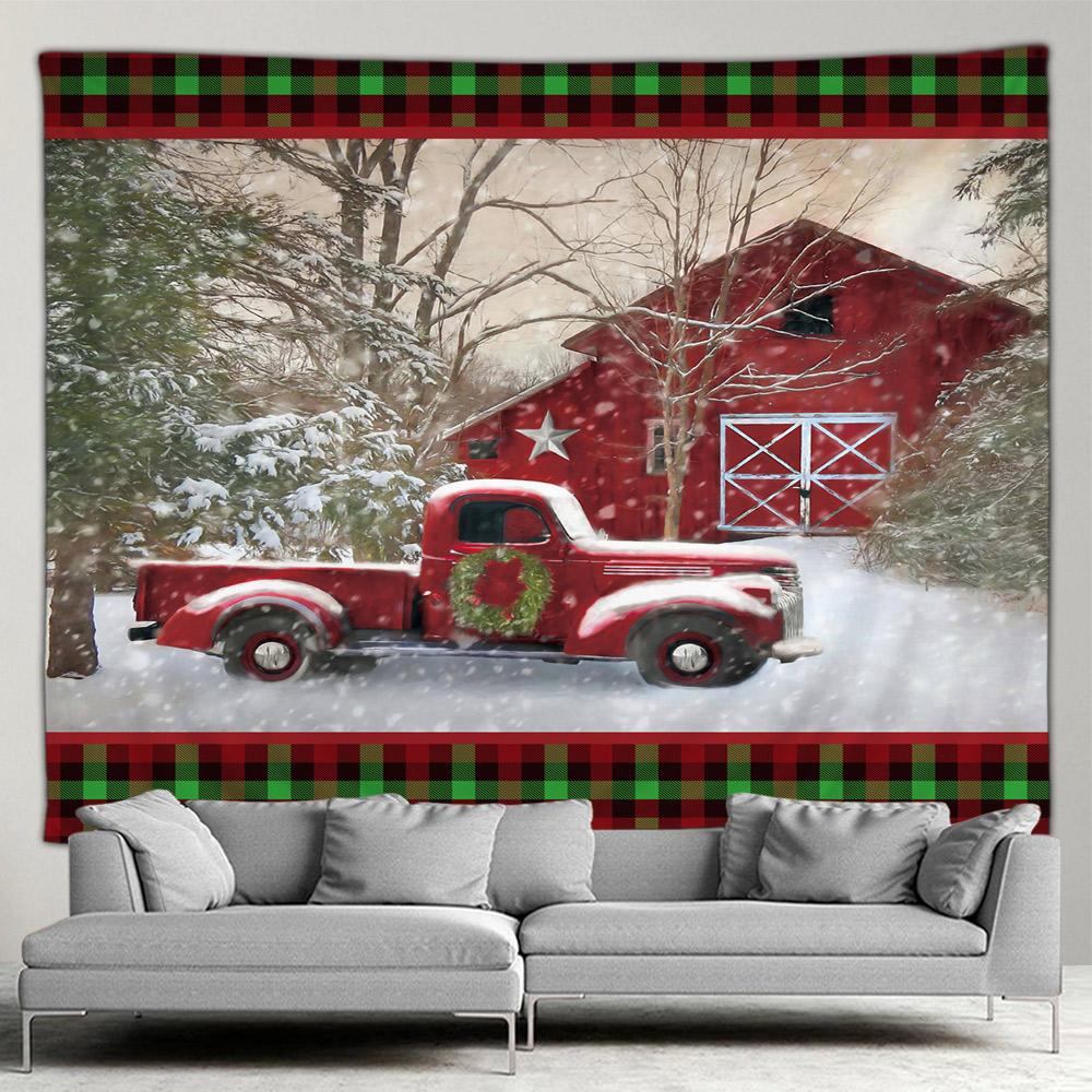 Рождественский гобелен со снеговиком, новогодний гобелен, подвесной домашний фон, ткань, хит продаж, гобелен, картина на стену дома