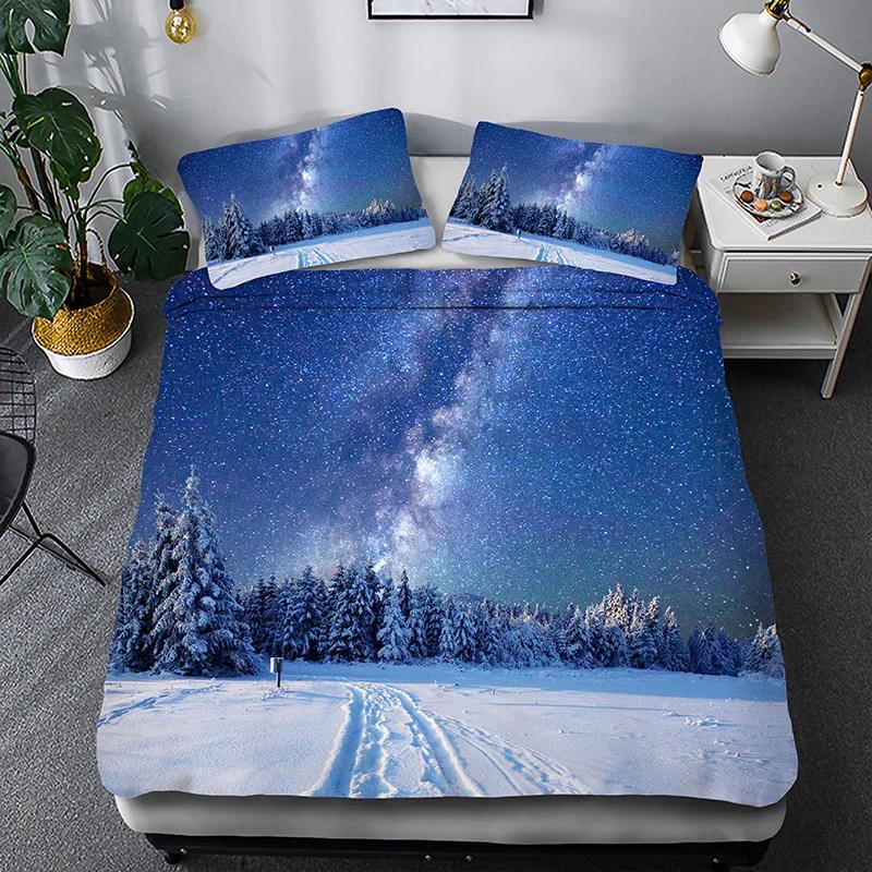 Комплект постельного белья Space star 3d Galaxy Single double Twin/Queen 2pcs/3pcs комплекты постельного белья Universe Outer Space Themed