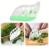 9 Holes Herb Stripper Stainless Steel Herb Pealer Kitchen Vegetable Leaf Stripping Tool for Kale Collard Greens Thyme Basil Rosemary Stripper