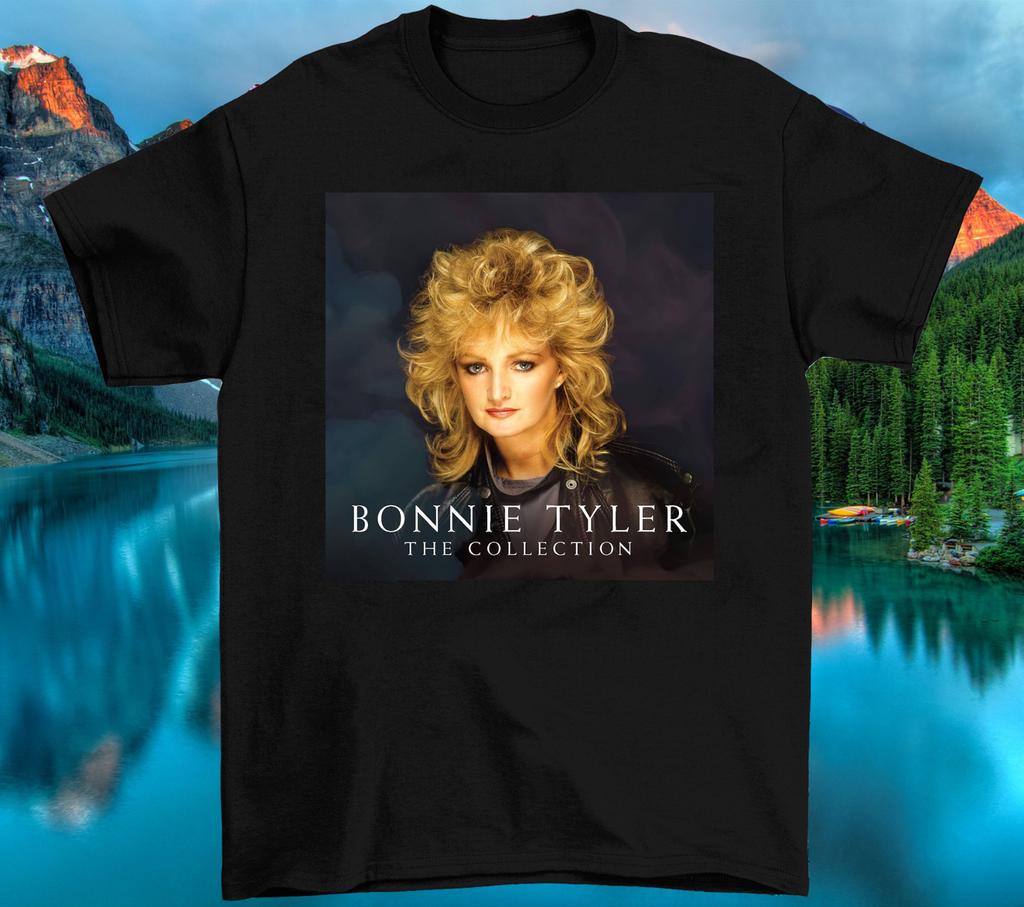 The Collection Bonnie Tyler The Best Heavy Cotton Black T Shirt EN349