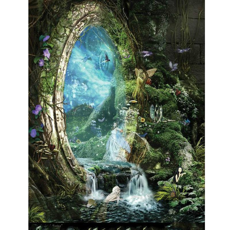 Пейзаж DIY 5D алмазная живопись природные пейзажи полная круглая дрель Алмазная вышивка крестиком стразы украшение дома