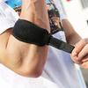 Женский Мужской Налокотник для теннисистов Локтевой ремень с губчатой подкладкой Профессиональная повязка на руку при тендините Спортивный бандаж для предплечья