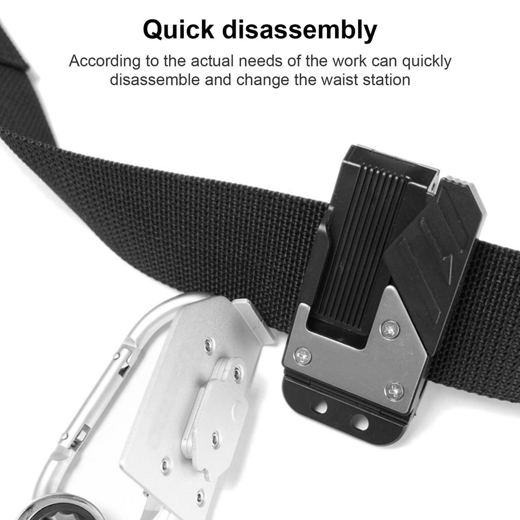 Drill Holder Belt Clip Hook Holsters for Cordless Drill Driver Quick Accessing Eletric Drill Clip Adjustable Tool Belt Hook