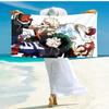 1pc Heros Determination Izuku Midoriya beach towel,quick drying absorbent beach towel,outdoor sports swimming beach towel,Soft and comfortable Y7227