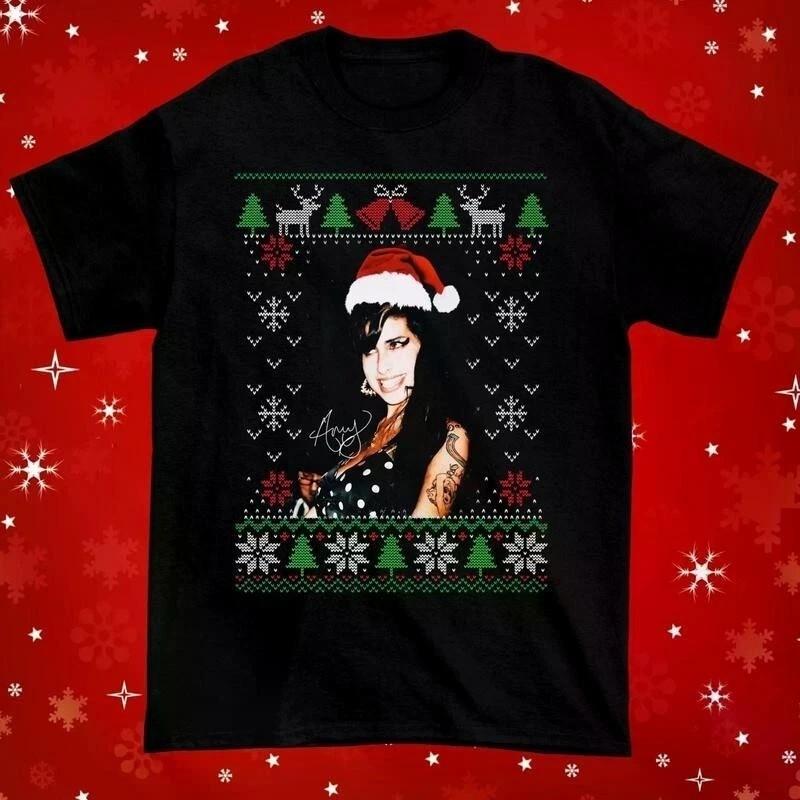 New Amy Winehouse ugly christmas Christmas Gift Unisex S-5XL Shirt BI04_628 Unisex T-Shirt