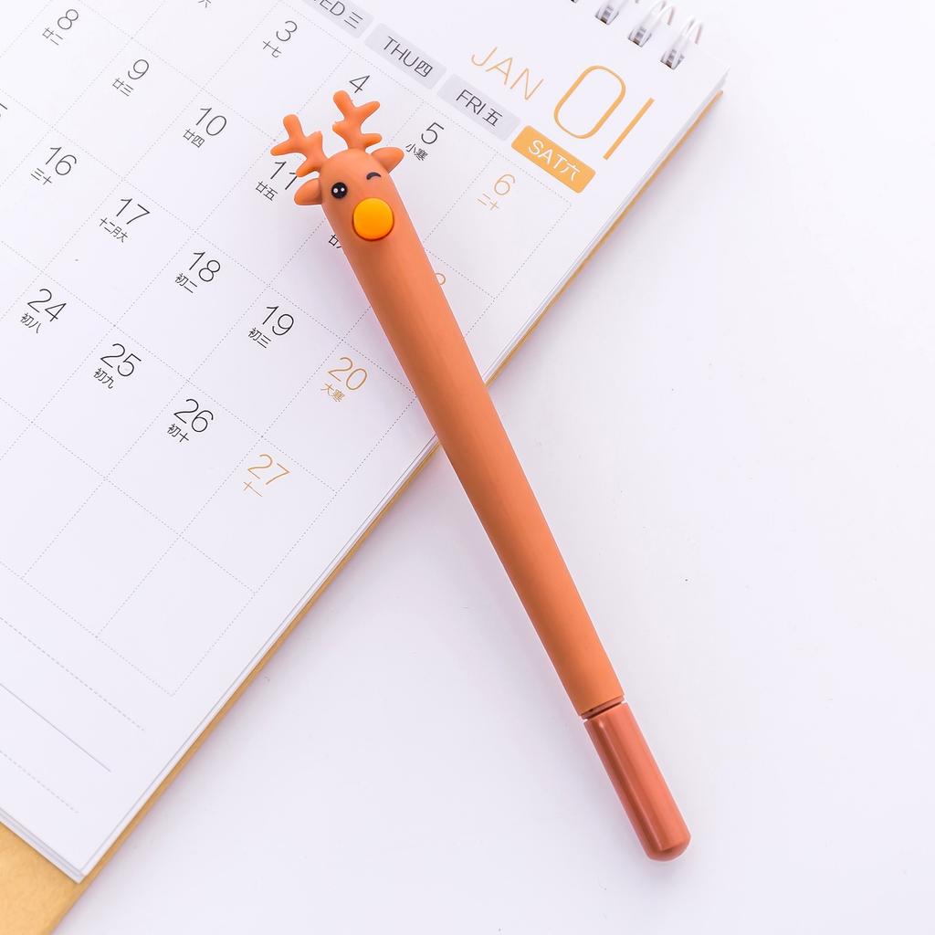 1 Pcs Cute Cactus Modeling Gel Pen Student Stationery Novelty School Material Office Supplies Christmas Gift Writing Supplies