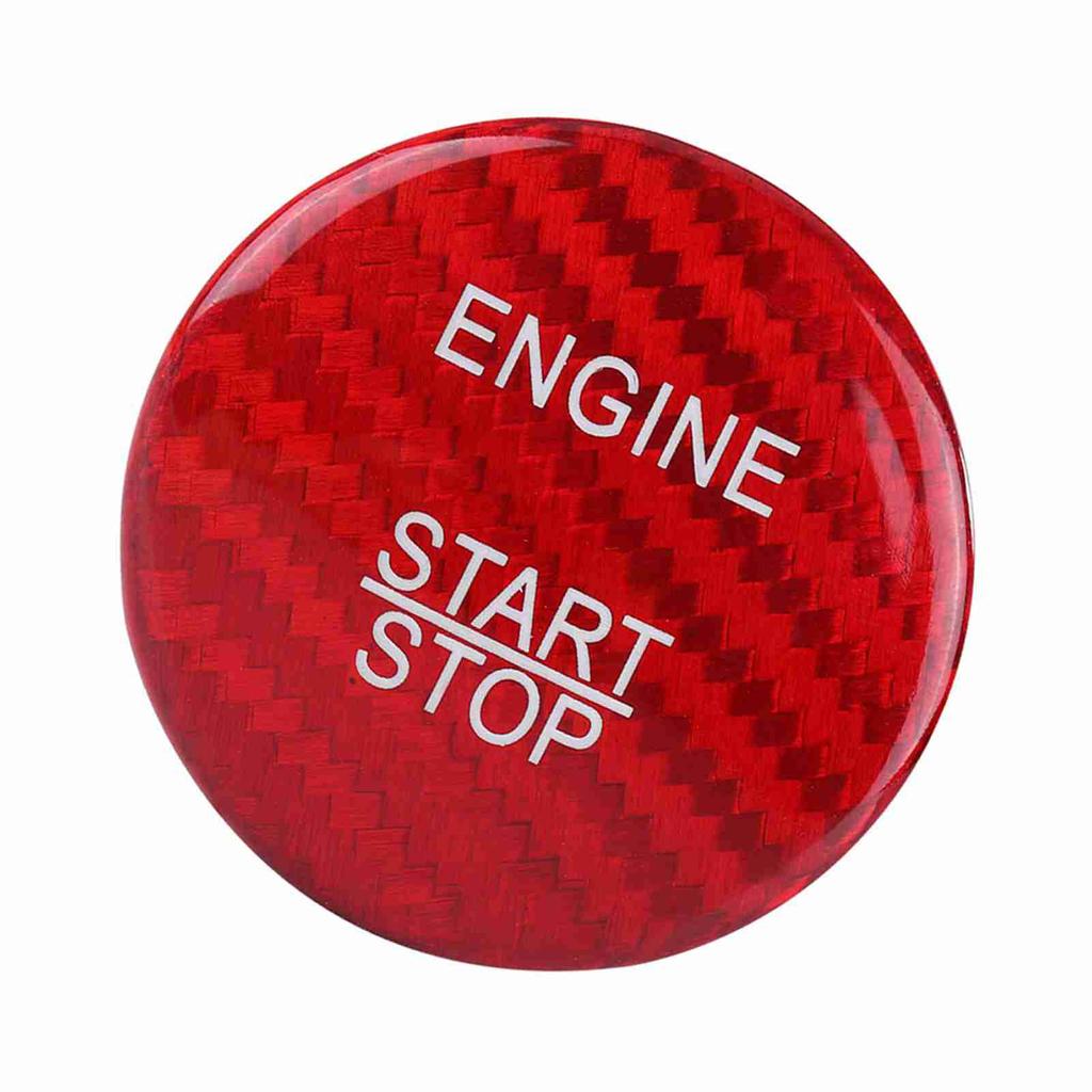 Красная Карбоновая Накладка на Кнопку Запуска Двигателя для Автомобилей Класса A B C GLC GLA CLA ML