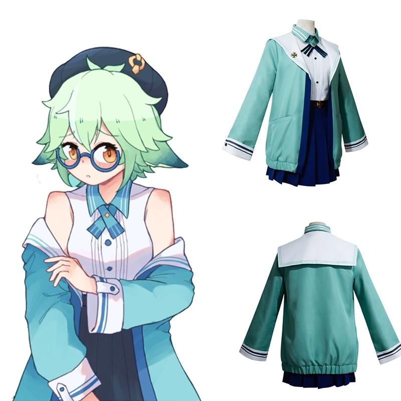Genshin Impact Sucrose Uniformsuit Perfect For Cosplay And Halloween