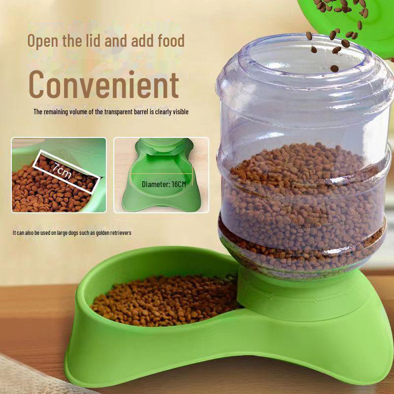 Zhiai Автоматический дозатор воды и корма для кошек и собак - Фонтан большой емкости