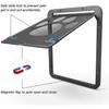 Pet Door Screen Door Sliding Dog Door Lockable Cat Door Magnetic Automatic Closing Doggy Screen Door