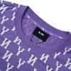 MLB T Shirts Unisex Purple Crew Neck Moderate Straight Fit 3ATSM0114-50LDD