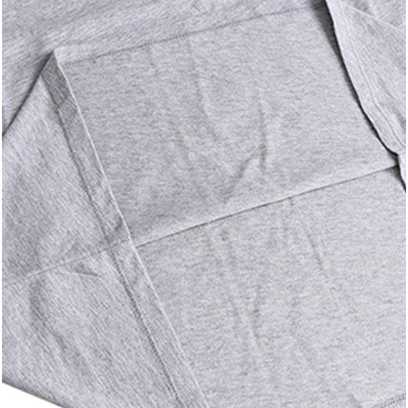 Men's Nike Solid Color Cotton Round Neck Short Sleeve Gray T-Shirt AJ1159-063