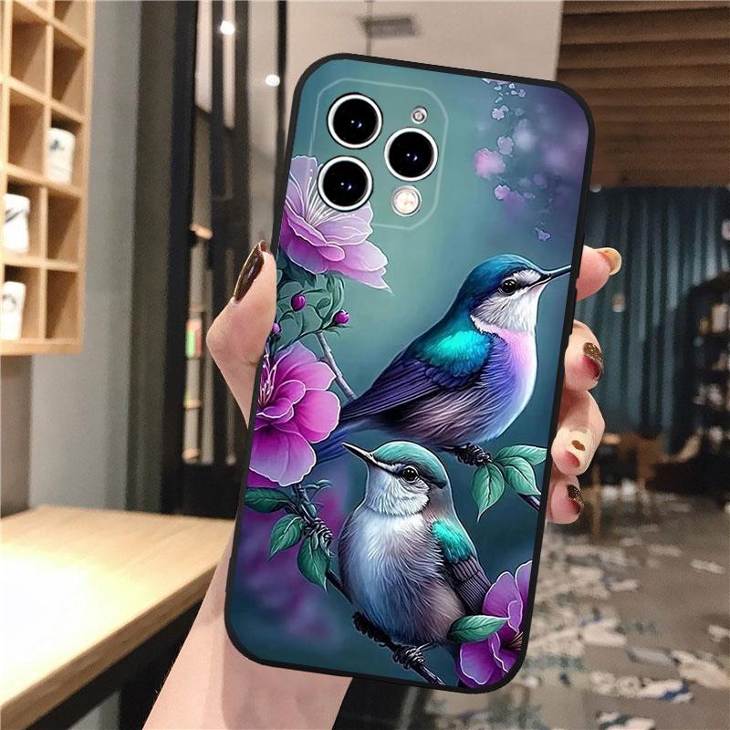Cute Bird Phone Case For Iphone 15 14 Pro Max 13 12 11 Pro Max XSMax XR 12 13 Mini 14 Plus