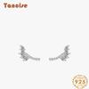 Танциз стерлингового серебра 925 пробы циркон серьги серьги-капли для женщин подарки на свадьбу