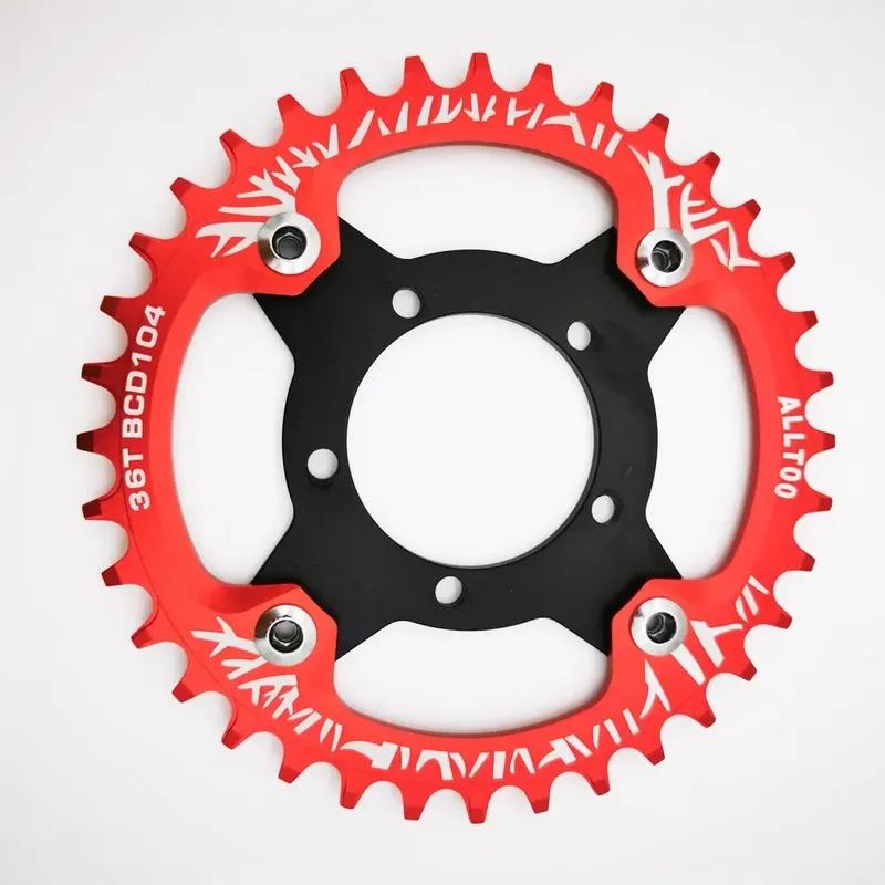 Электровелосипед Ebike 32 34 36 38T Звезда + Адаптер Для Bafang BBS01 02 Прочная Алюминиевый Сплав Звезда Аксессуары Для Ebike