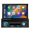CarPlay Android Auto Car Stereo 7 Inch Retractable Screen Bluetooth RDS AM FM Radio Multimedia MP5 Player