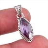 Natural Alexandrite Gemstone 925 Solid Sterling Silver Gift Pendant 1.25" u1M84