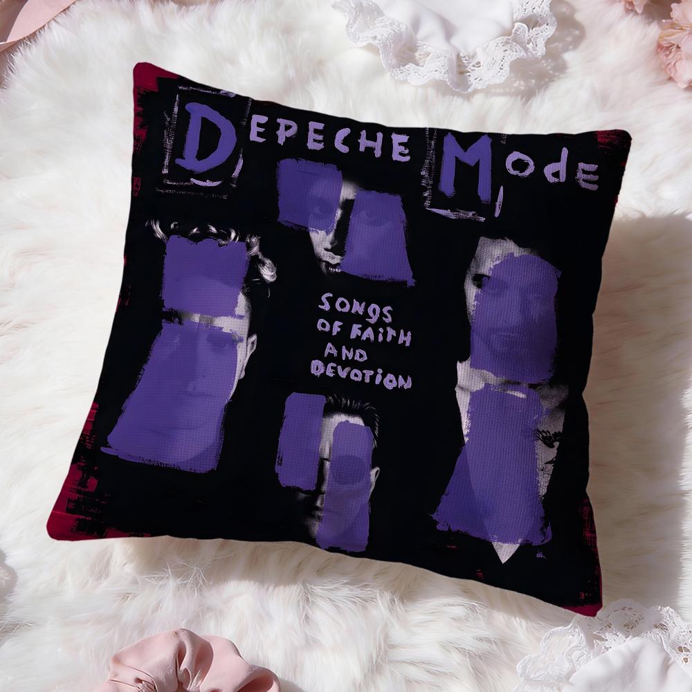 Подушка D-Depeche M-Mode Чехол Премиум Комфорт Двусторонний Чехол для Подушки - Дизайн Два в Одном для Любой Комнаты и Салона Автомобиля