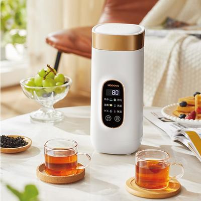 Умный электрический чайник 400 Вт, портативный дорожный горшок с кипяченой водой, нагревательная чашка, 4 шестерни, регулировка чайника, чайник для кофе, молока, сохраняющая тепло, чашка 650 мл