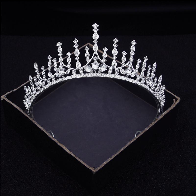 Великолепная звездная корона, повязки на голову, королевский головной убор для невесты, роскошные диадемы принцессы на день рождения, свадебные украшения для волос, украшения