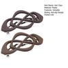 2Pcs Vintage Hair Barrettes French Style Hair Clips Women Girls