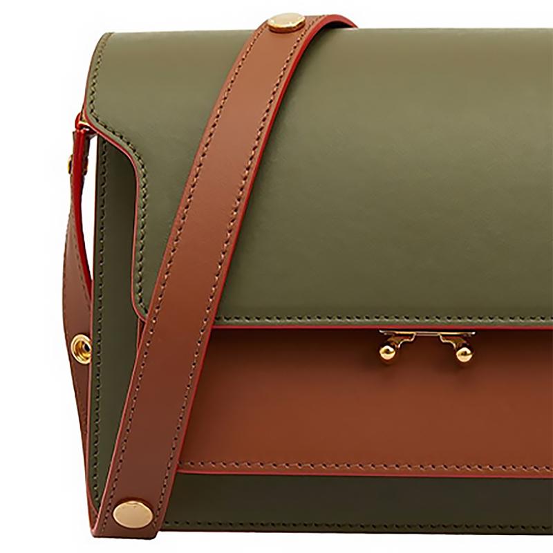 Marni Trunk Series Accordion Bag Women Shoulder Bag SBMPN09U47LV589Z288R