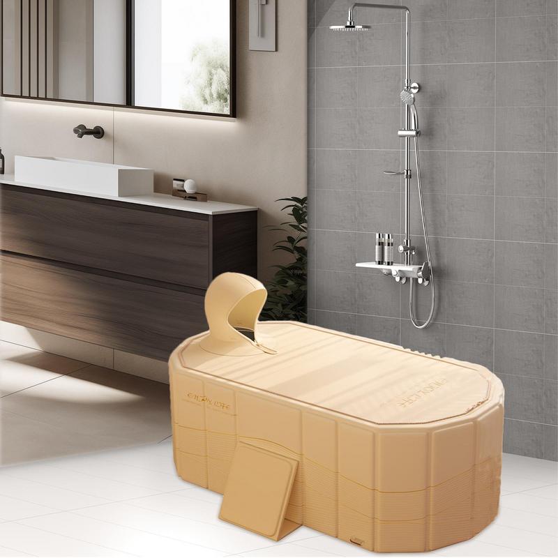 Портативная ванна для взрослых, складная ванна большой емкости, портативная ванна для купания, ванна для ванной комнаты, многоразовая ванна для купания