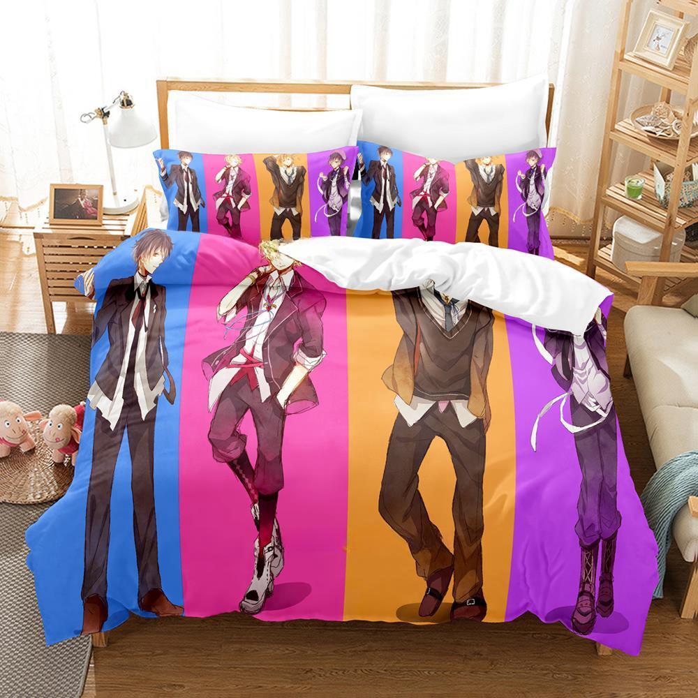 Game Diabolik Lovers Bedding Set Single Twin Full Queen King Size Bed Set Adult Kid Bedroom Duvetcover Sets Anime Bed Sheet Set