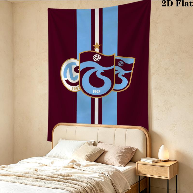 Trabzonspor Wall Tapestry Aesthetic Wall Hanging Printed Fabric Blanket Decorative Tapestries For Bedroom Living Room Home Decor