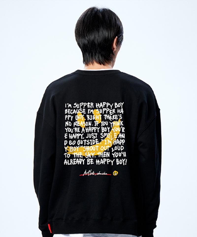 ARTISTWEAR [Atw X Art Lab Chacha] Свитшот Super Happy