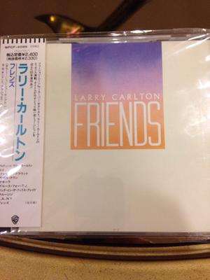 CD ЛАРРИ КАРЛТОН - Friends WPCP4096 Warner Bros. Re 1991 Япония ObiJazz Б/У