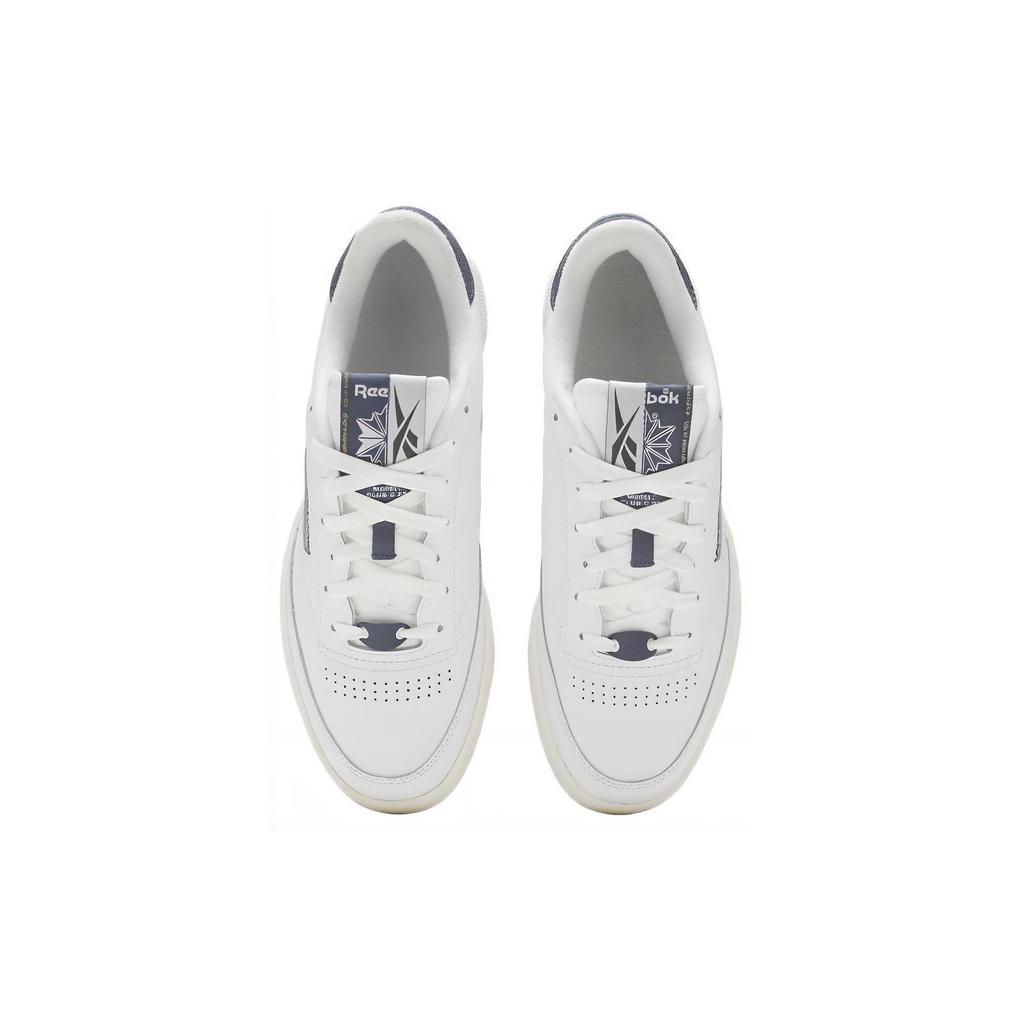 Reebok Club C 85 Белые кроссовки унисекс East Coast Blue - Белый мел 100074163