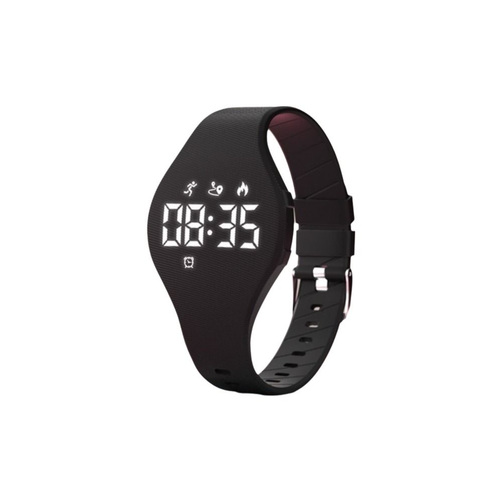 Waterproof Kids Smart Silicone Wristband with Running Pedometer Silent Wristband Teenager
